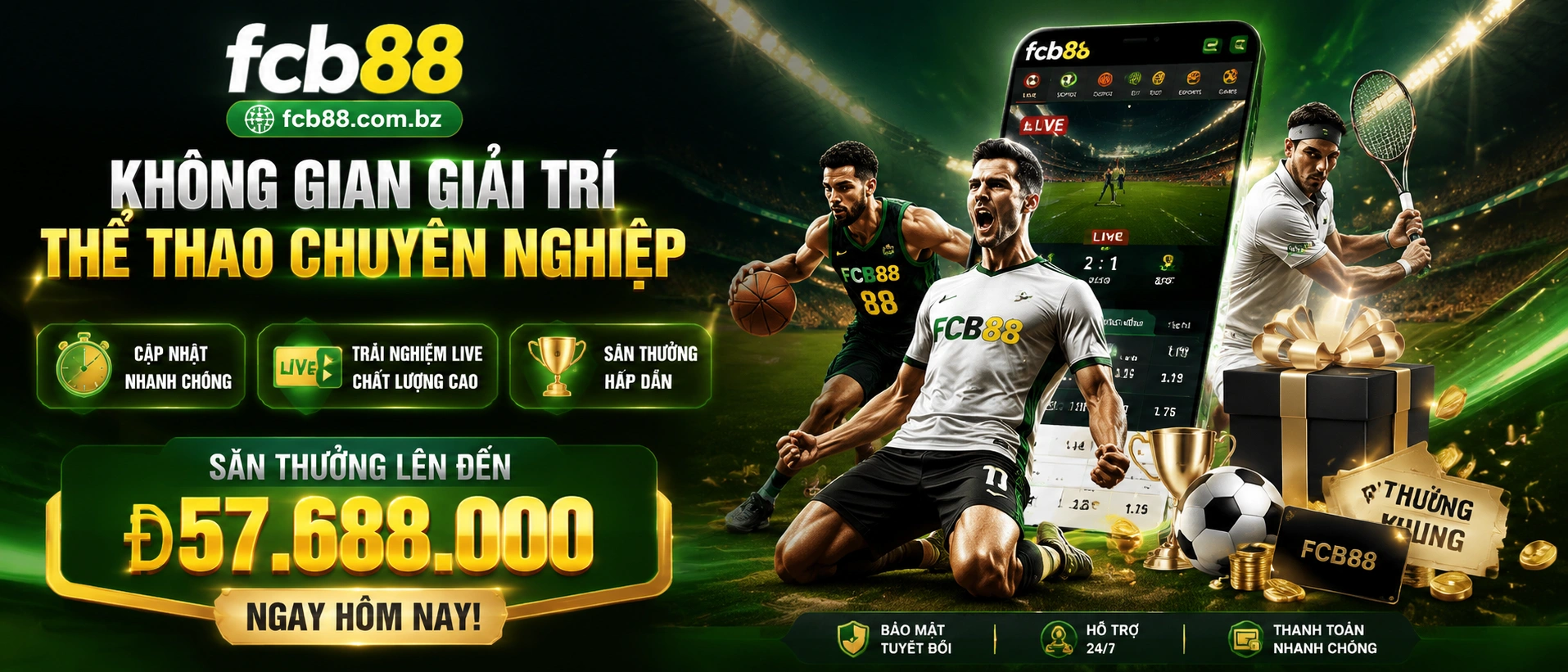 Bắn cá nhiều chủ đề trên FCB88